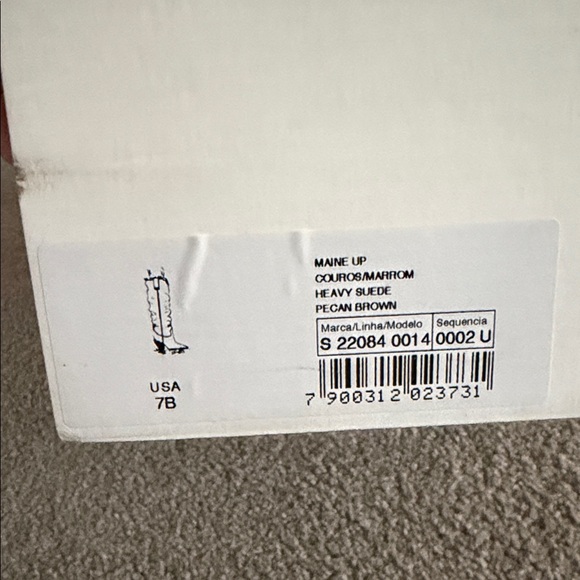 Schutz Maine Up Suede Boot in Pecan Brown - Picture 2 of 3